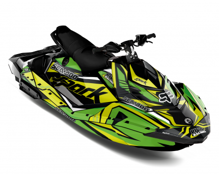 Kit de vinilos Sea-Doo Spark 1Gen LimeStorm Racing | ASFDECOR