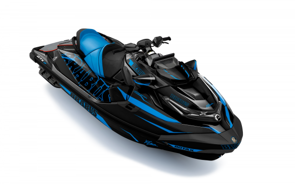 Kit de vinilos Sea-Doo GTX Brabus Sovereign Edition con diseño premium y deportivo instalado en moto de agua