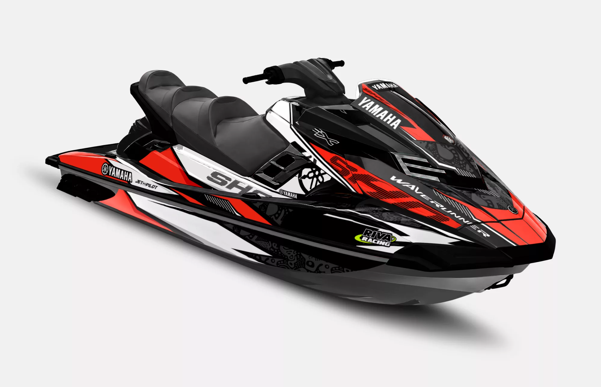 Kit de vinilos Yamaha WaveRunner FX 4Gen Racing Impact Edition con gráficos deportivos, líneas agresivas y diseño exclusivo de ASFDECOR.